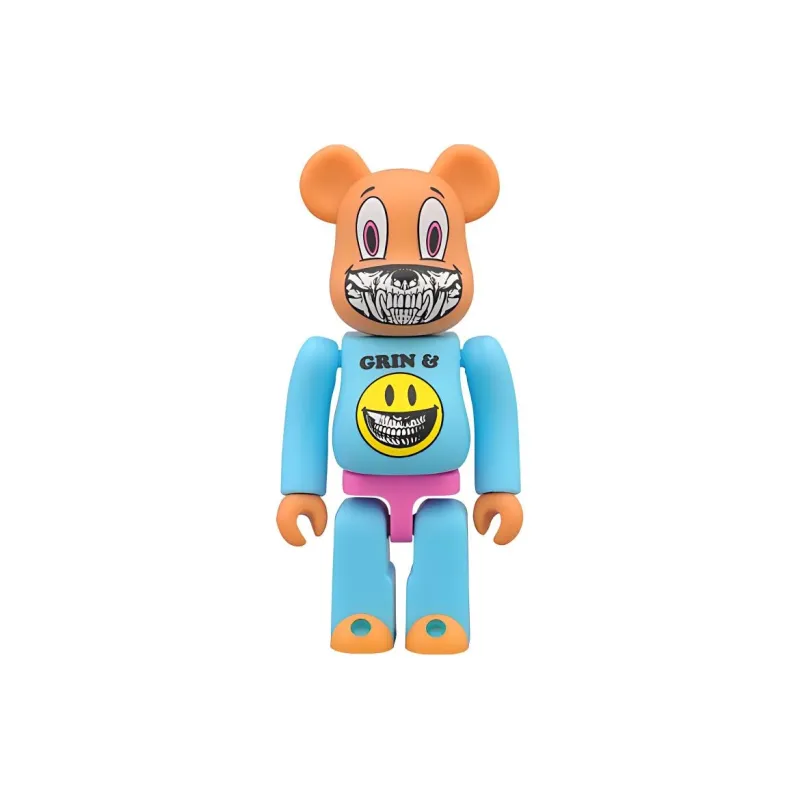 BE@RBRICK x Ron English BE@RBRICK Zac Pac Grin And Bear It Hang Tag Box 100%-1