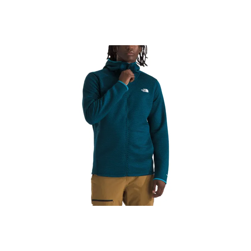 THE NORTH FACE DotKnit Thermal Full-Zip Hoodie Sweatshirt Men's Blue-6