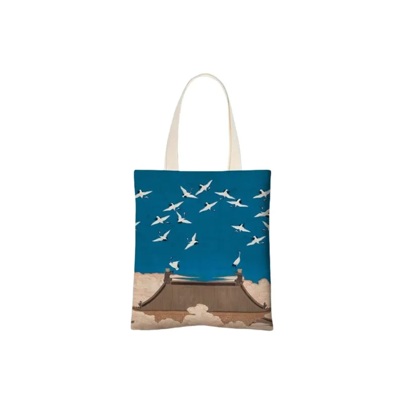 AOSONG Canvas Handbag, Shoulder Bag Small Medium Large Size Unisex Multicolor-9