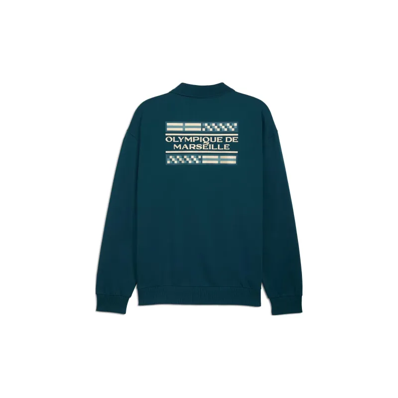 PUMA Olympique De MarseilleftblCULTURE+ SS24 Sweatshirt Men's Green-1