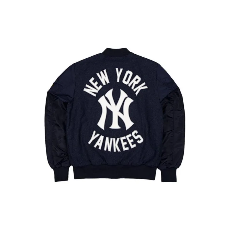 New Era x MLB Jackets Coats Men's Marine Blue-1