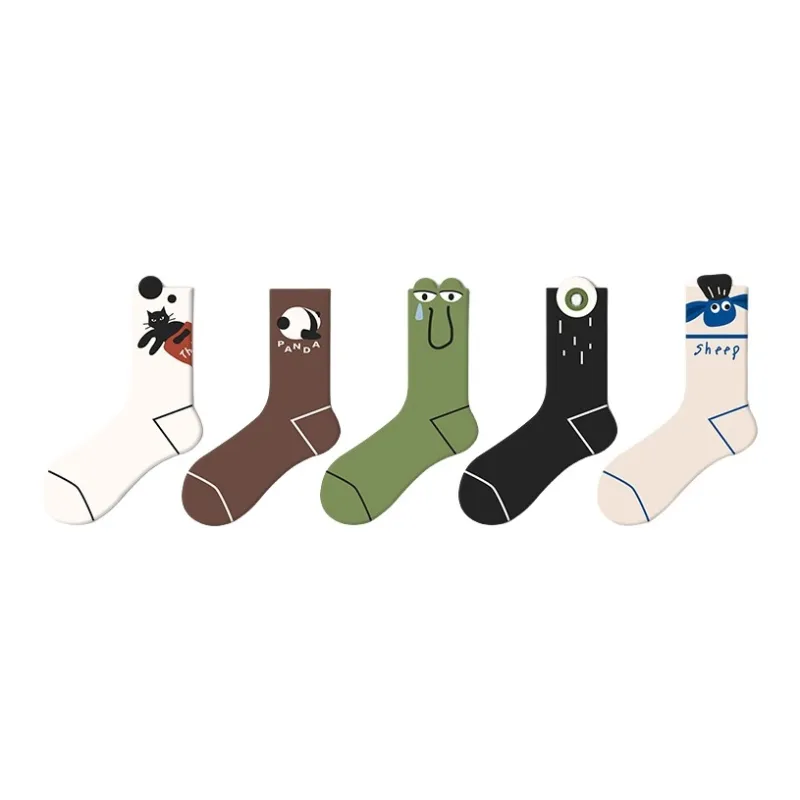 Youle Box Mid-Calf Socks Unisex-9