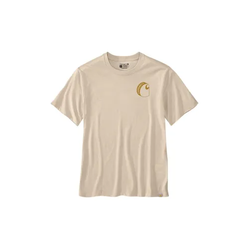 Carhartt T-Shirts Men Oat Milk