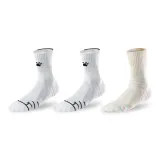 3 Pack Crew (White Black+White Black+Beige Yellow)