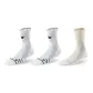 3 Pack Crew (White Black+White Black+Beige Yellow)