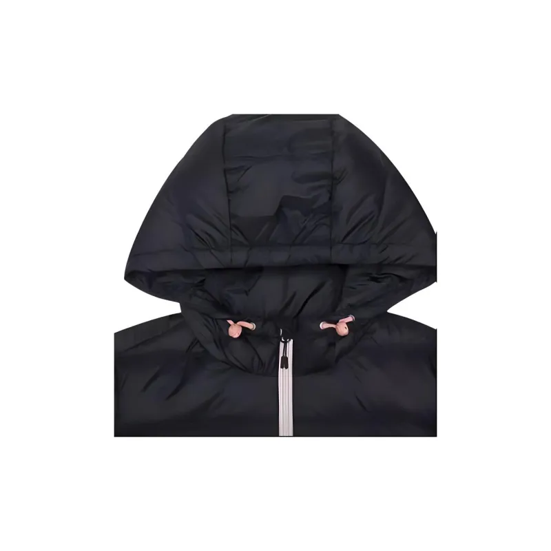 Skechers Outdoor Quilting Lightweight Cotton Down Jacket Women's Carbon Black-3