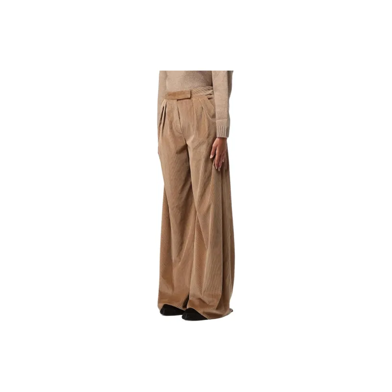 MaxMara High Waist Wide Leg Trousers-3