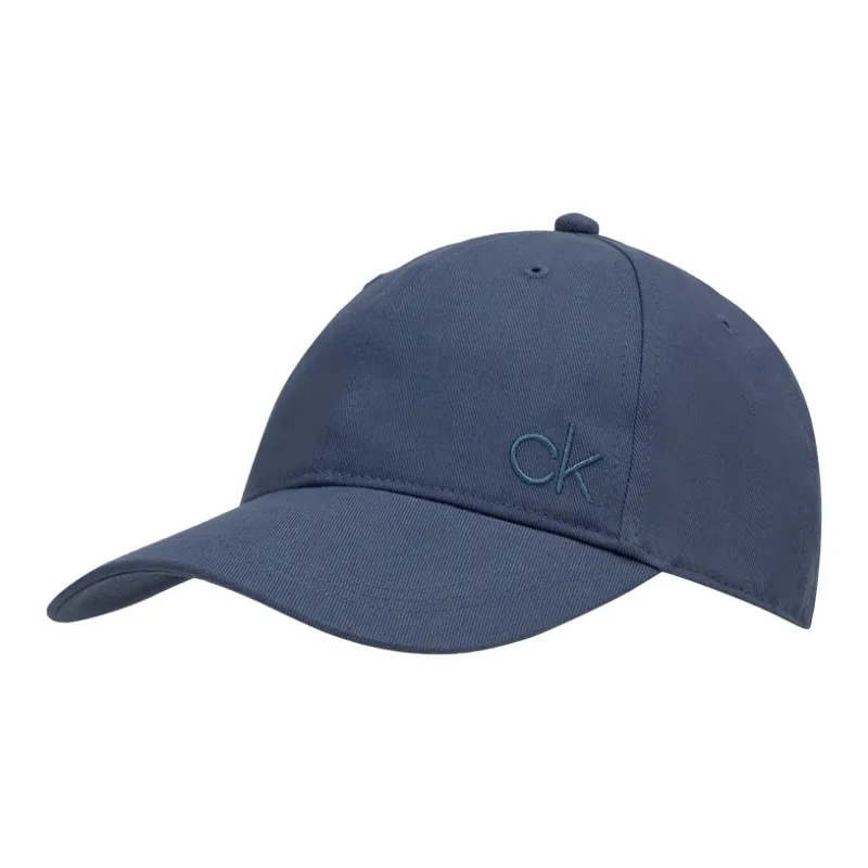 CALVIN KLEIN Cotton Baseball Caps Unisex Navy Blue-1
