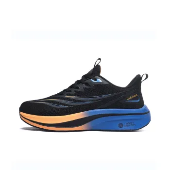 Gaius Durant Cushioning Abrasion Resistant Breathable Slip Resistant Low Top Running Shoes Unisex Black