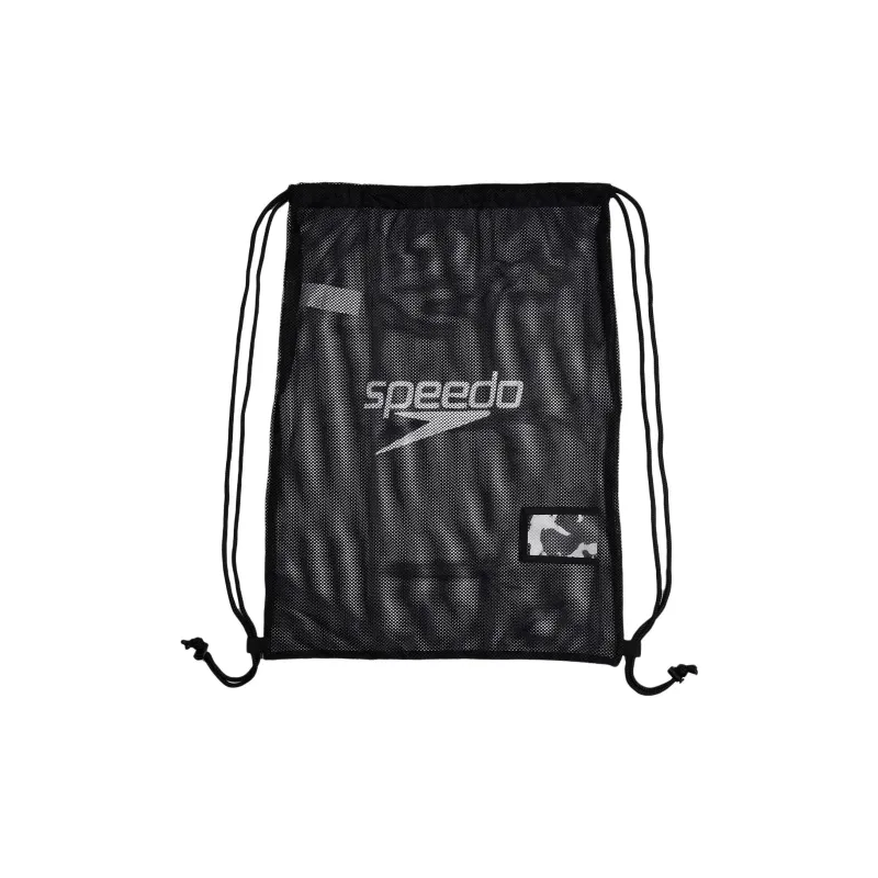 Speedo Water-Resistant Fabric Backpack Unisex Black-0
