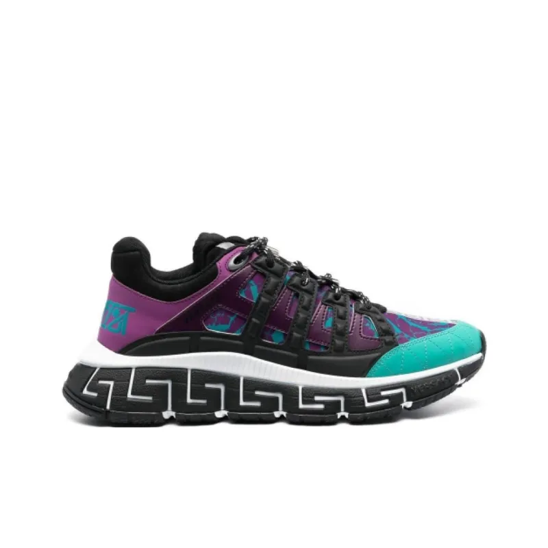 VERSACE Trigreca 'Barocco Print - Teal Plum'-1