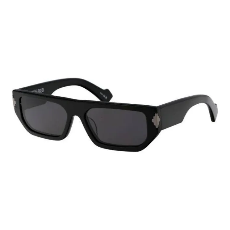 MARCELO BURLON COUNTY OF MILAN Acetate Irregular Shape Sunglasses Men's Black-0