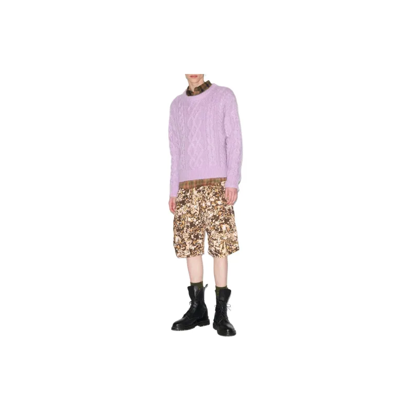 ISABEL MARANT Cable knit Wool mohair Blend Jumper-1