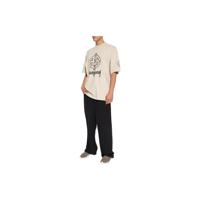Balenciaga Bb Icon Printed Crewneck T-Shirt-3