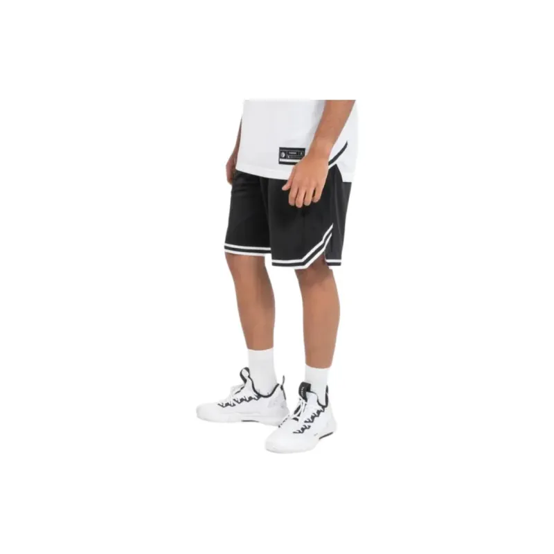 DECATHLON TARMAK Basketball Shorts Unisex Black/White-3