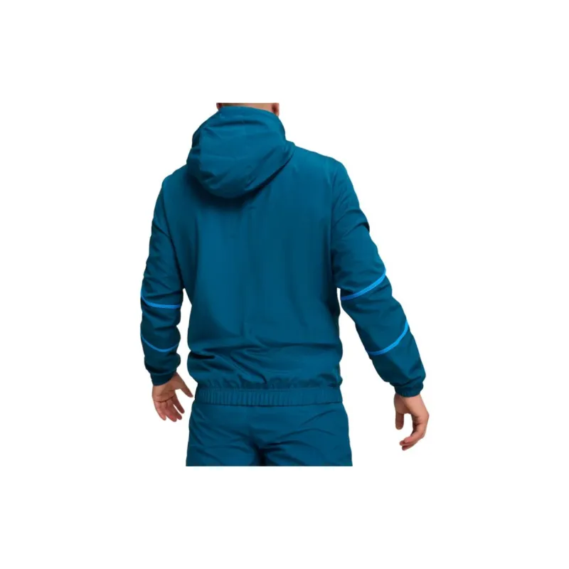 PUMA Olympique De MarseilleWOVEN Pre-match Jacket Jacket Men's Dark Blue-4