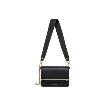 Strathberry Calfskin Shoulder Bag Crossbody Bag Mini Women's Black
