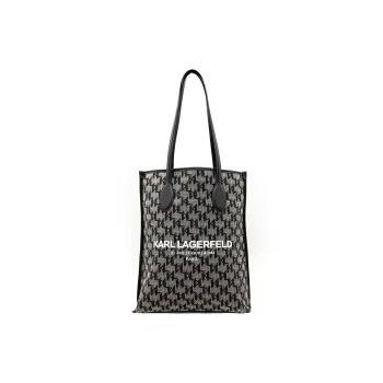 KARL LAGERFELD Polyester Handbag Women's Gray