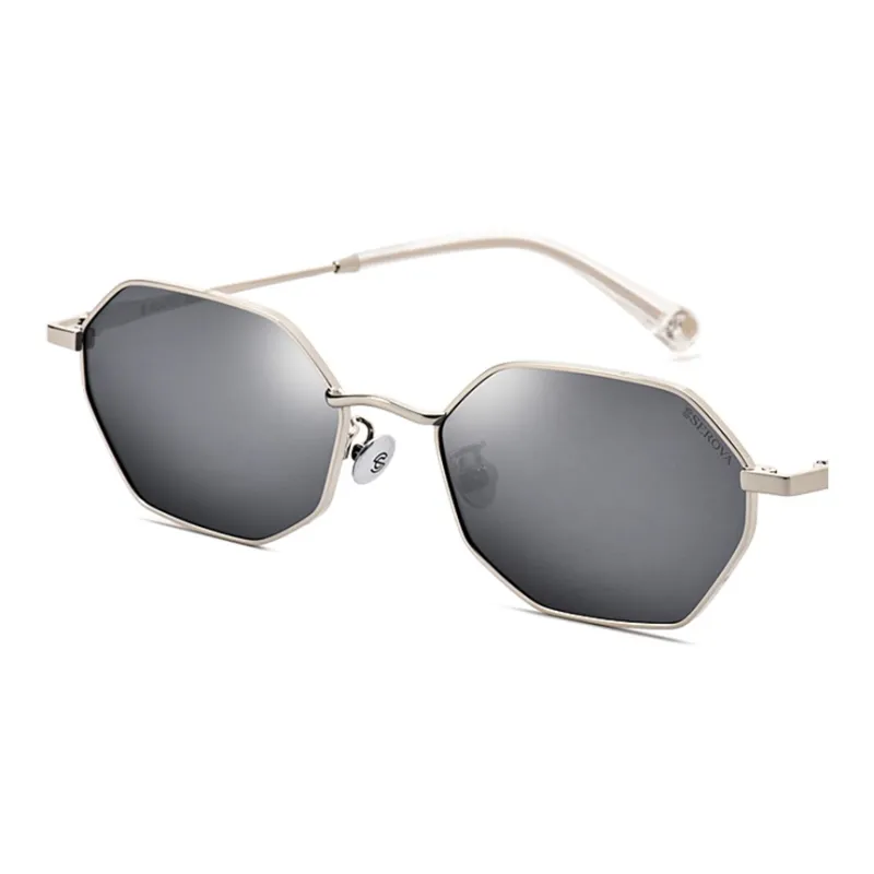 SEROVA Alloy Oval Sunglasses Unisex-2