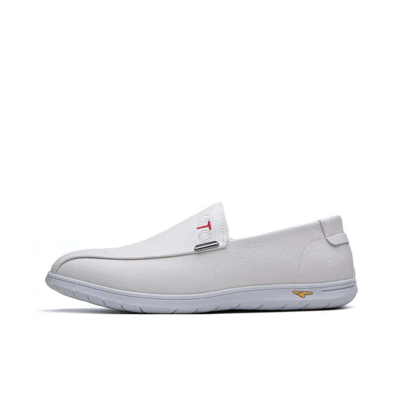 Poitulas Men's Casual Shoes Men Low Top Black/White-0
