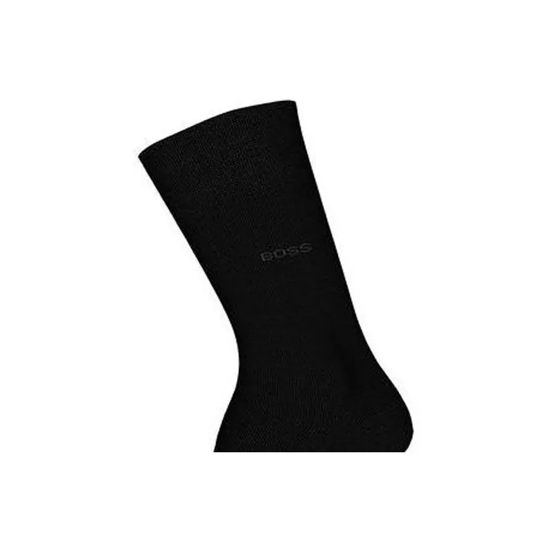 HUGO BOSS Mid Calf Socks Men's 1 Pack Black-1