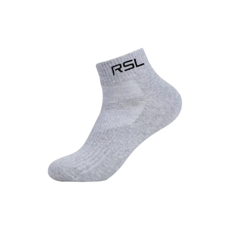 RSL Mid Calf Socks Unisex White/Black-5