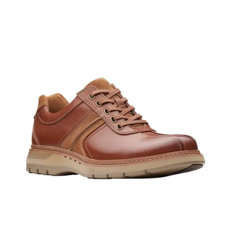 Clarks Unstructured Casual Shoes Men's Tan-3