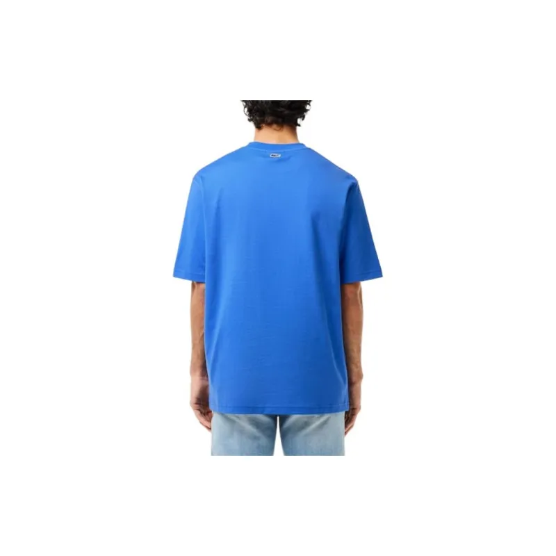 LACOSTE Logo print Organic Cotton T shirt-2
