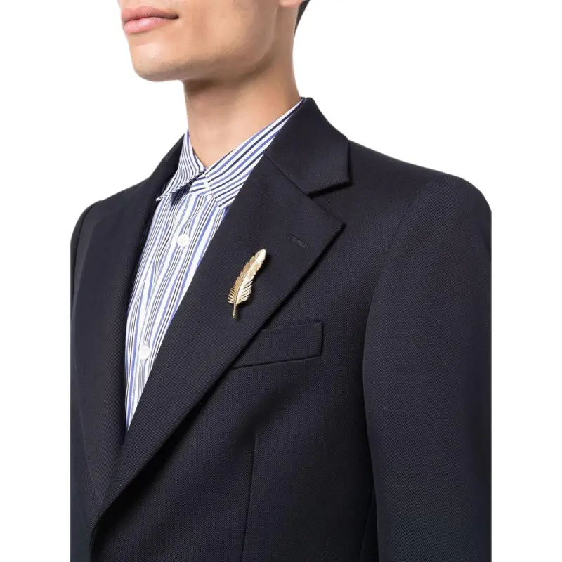 Golden Goose Single-Breasted Buttoned Blazer-4