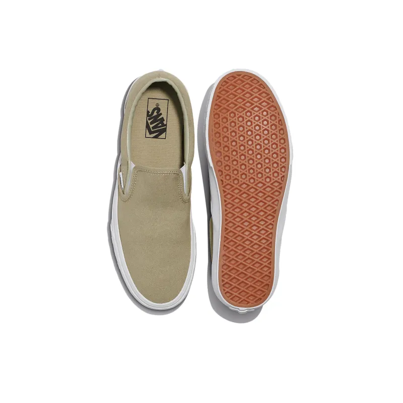 Vans Classic Slip On 'Check Bumper Khaki'-4