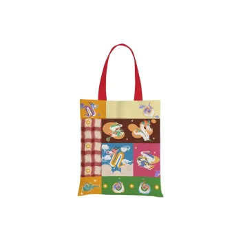 AOSONG Canvas Shoulder Bag Small Medium Large Size Unisex Classic Nine-Palace Dragon Bag