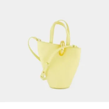 Jacquemus Le Petit Bambola Asymmetric Mini Bucket Bag