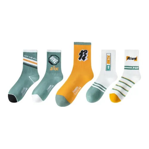 ROBINHOOD Mid Calf Socks Men's 5 Pack
