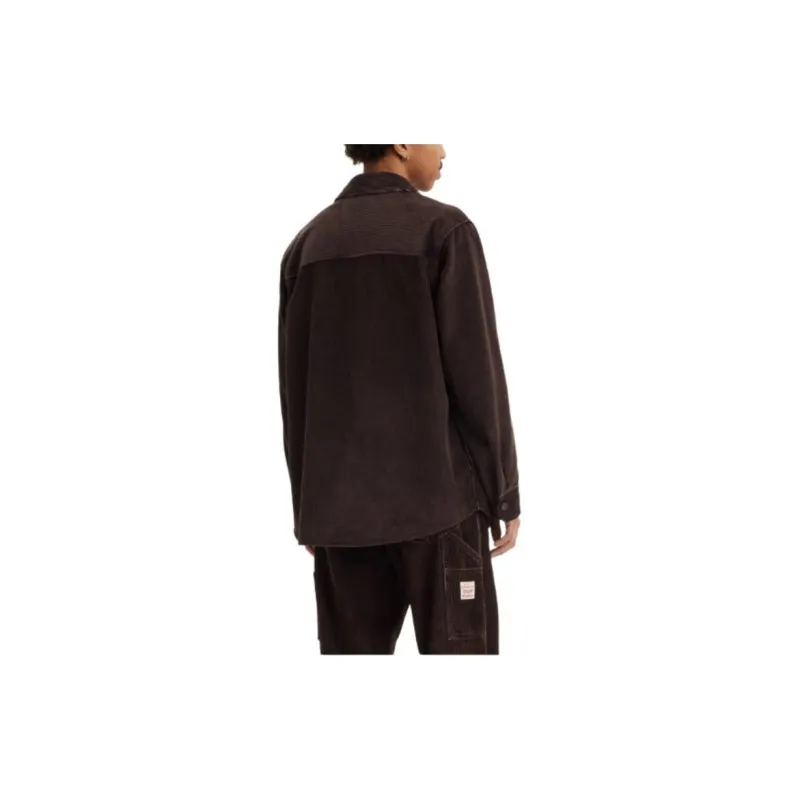 Levis Shirts Men Brown-2