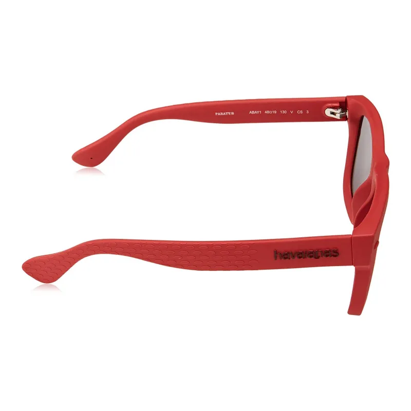Havaianas Plastic Acetate Irregular Shape Sunglasses Unisex Red-2