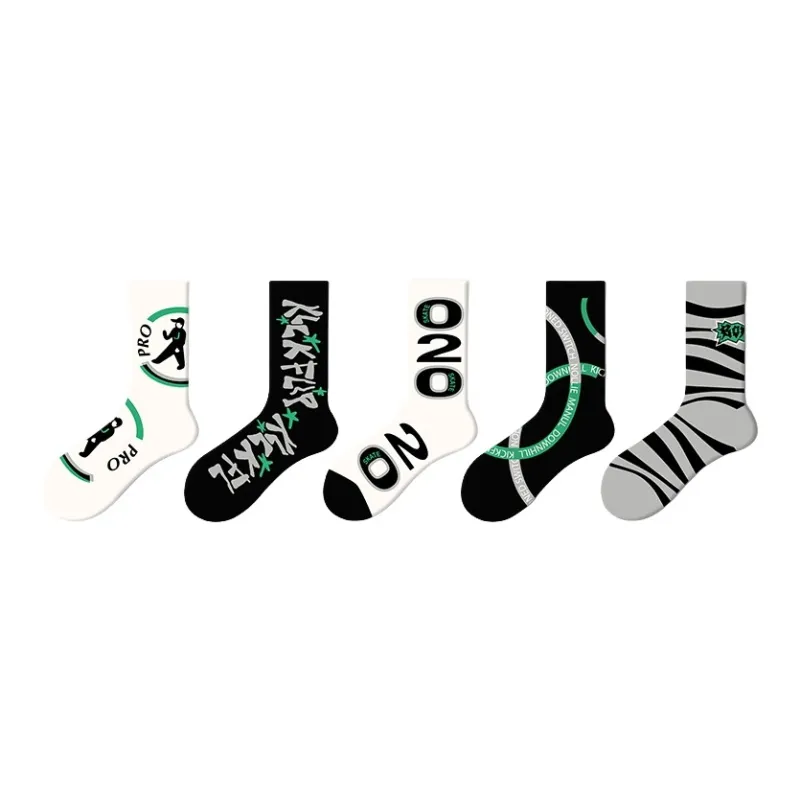 Youle Box Mid-Calf Socks Unisex-19