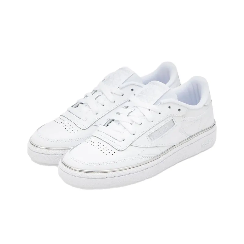 Reebok Women's Club C 85 'White Metallic Band' Women's-2