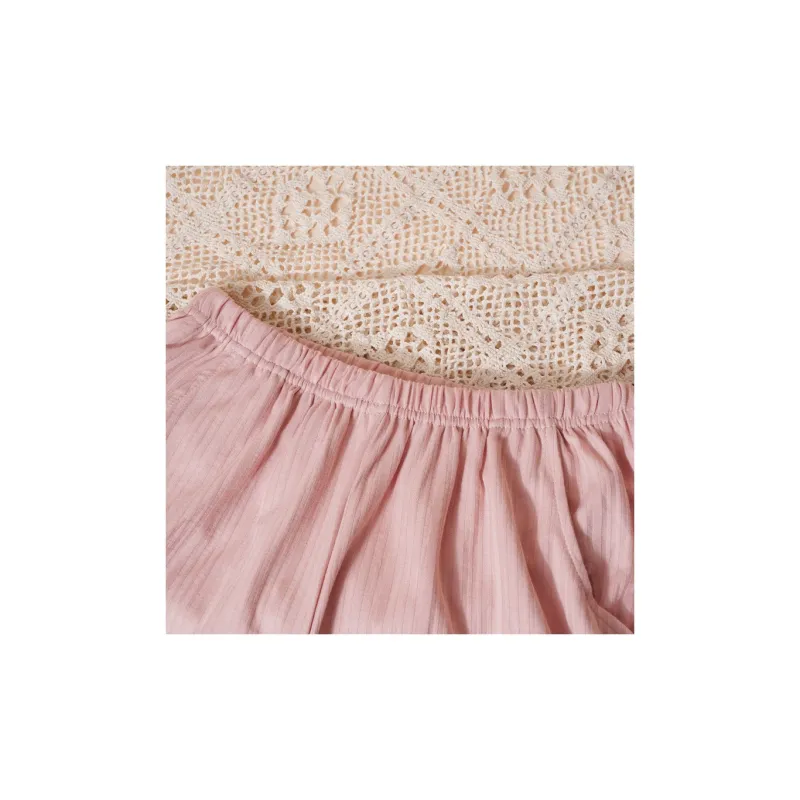 Dorame Pajama Pants Women's Pink-2