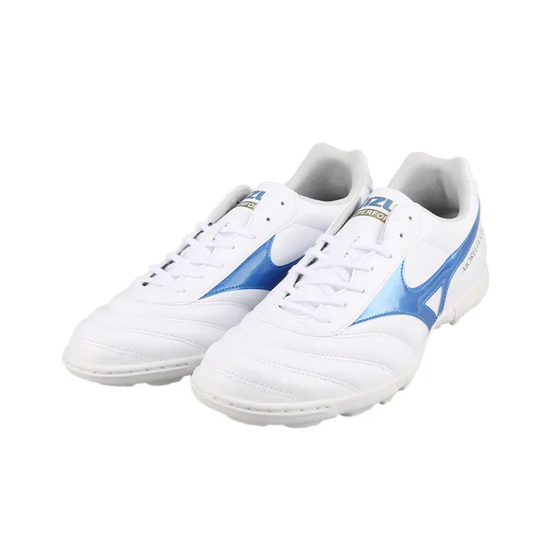 Mizuno Slip Resistant Soccer Shoes Men's White Blue-2