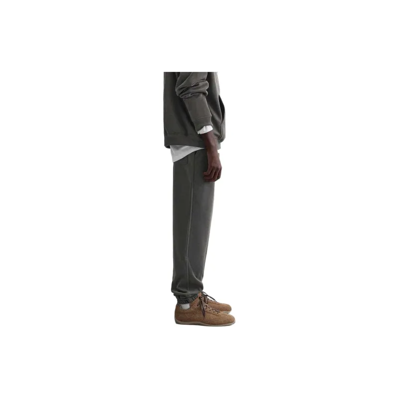 ZARA Casual Pants Men's Dark Khaki-4