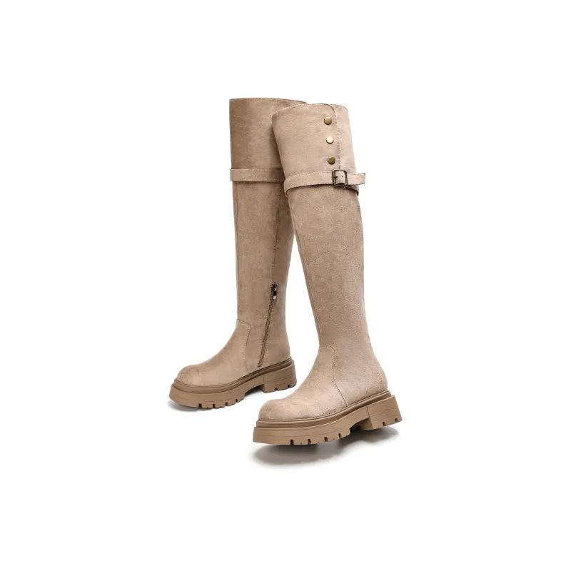 EBLAN Knee-high Boots Women's Umber-29
