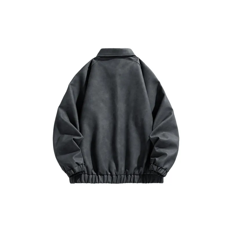 Jeep Leather Jacket Fall And Winter Unisex-19