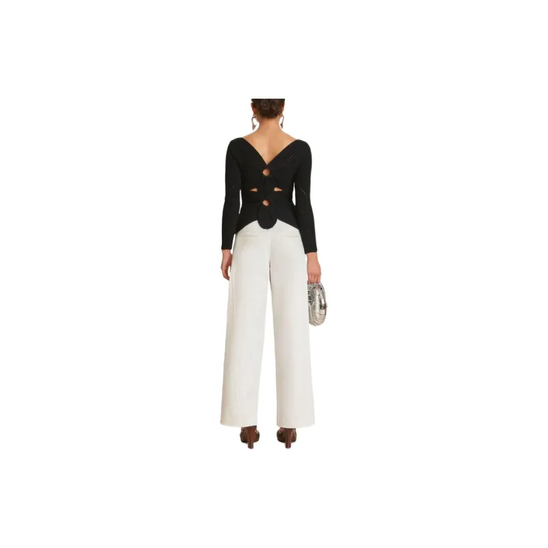 CULT GAIA Lule Cut Out Detailed Knitted Jumper-1