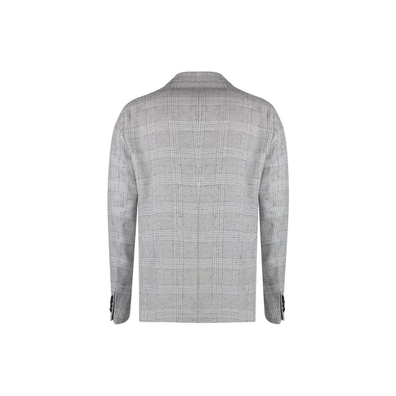 Tagliatore Checked Single Breasted Blazer-1