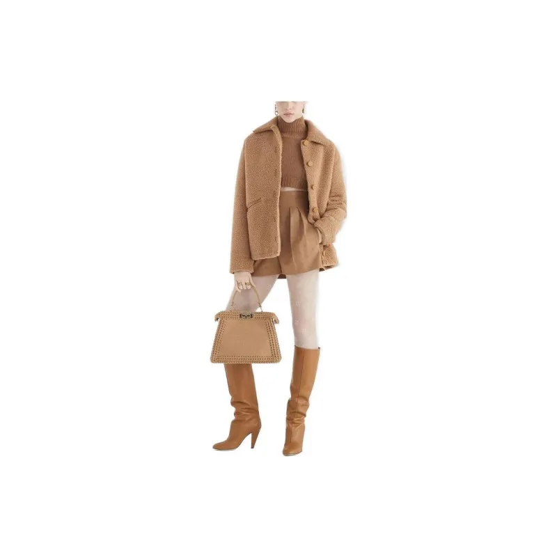 FENDI Ff Karligraphy Tights 'Nude'-2