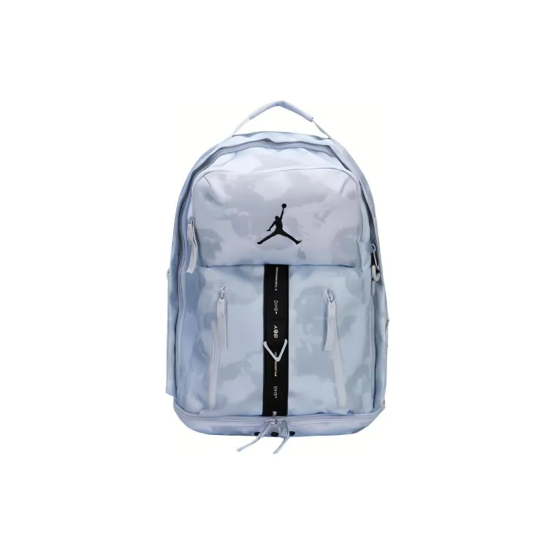 Jordan Polyester Backpack Medium Size Unisex Light Blue-0