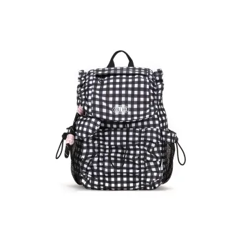 VANWALK Nylon Backpack Large Size Women's Black/White
