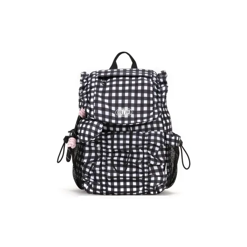 VANWALK Nylon Backpack Large Size Women's Black/White