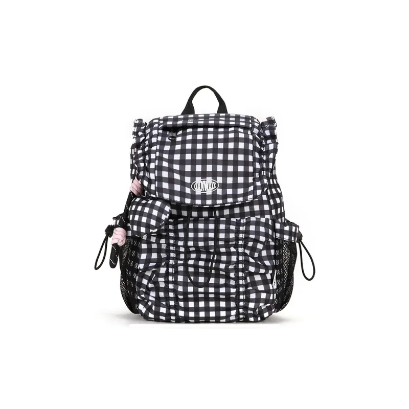 VANWALK Nylon Backpack Tubas Women's Black/White-5