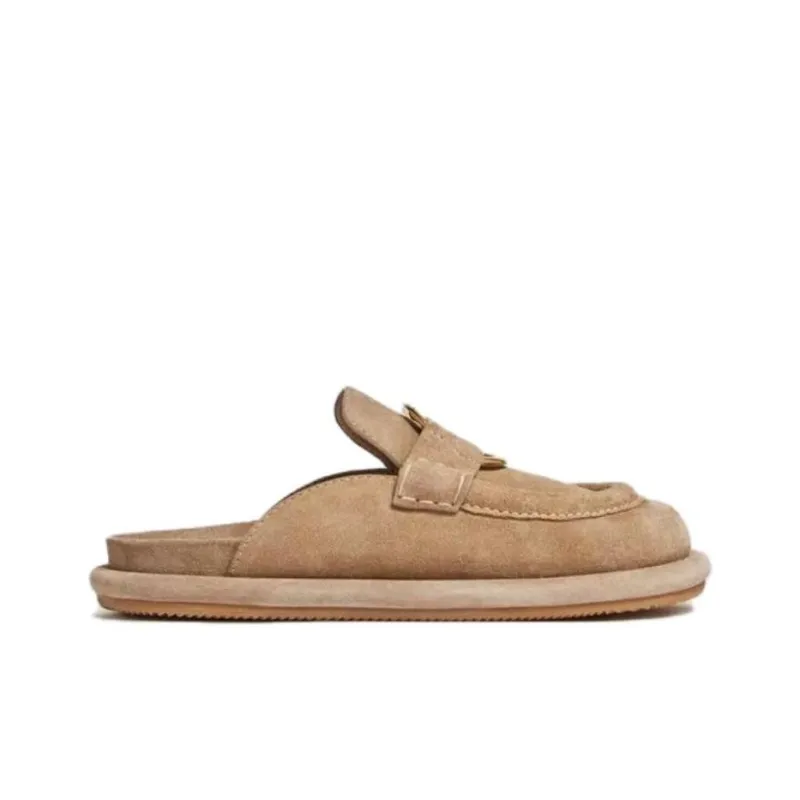 Moncler Bell Suede Mules-1